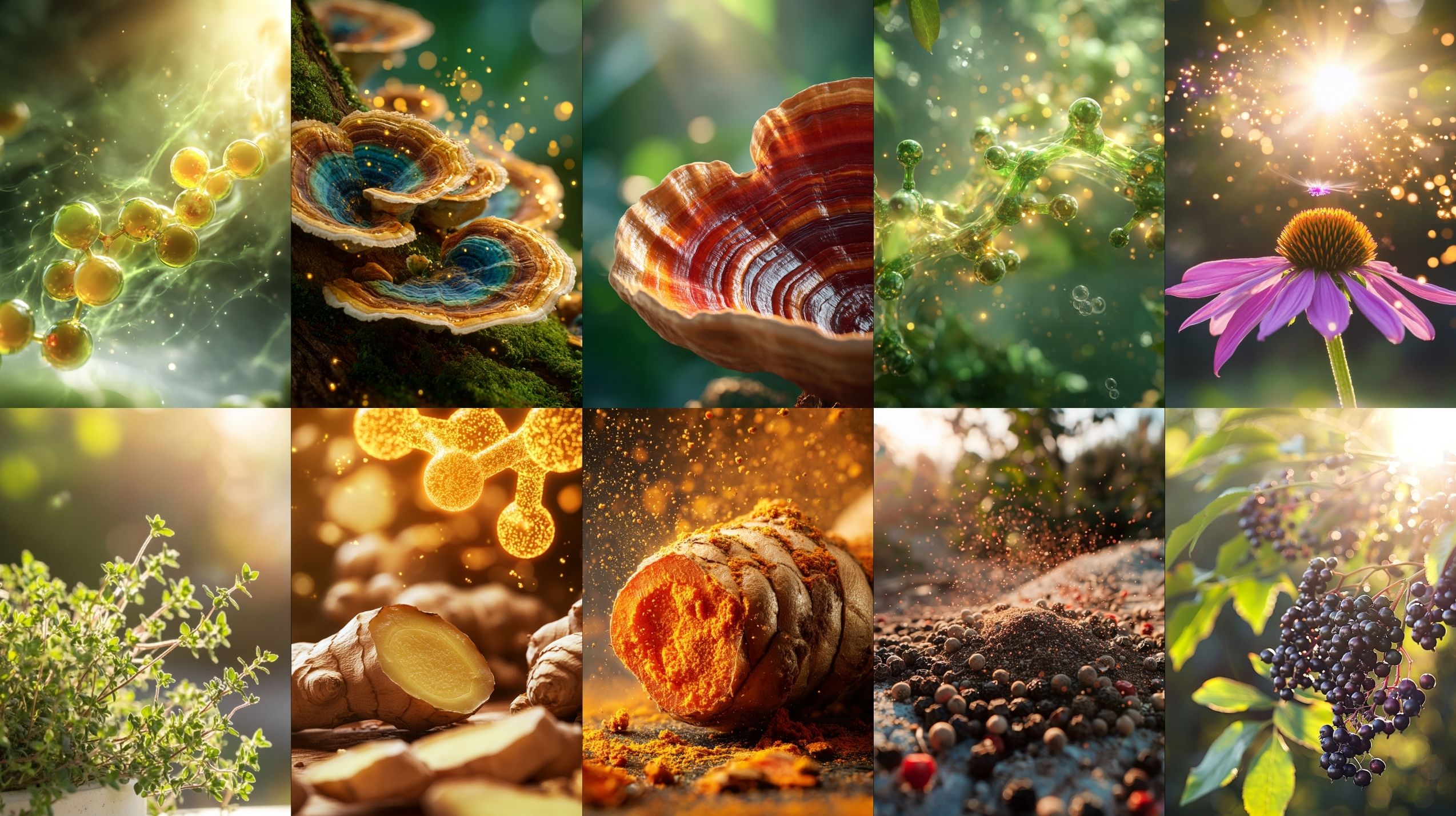 Betaglukan PREMIUM ULTRA IMUNITA KOMPLEX (+ Reishi, kurkuma, vitální houby, bylinné extrakty, Glutathion, NAC), 20 nejúčinnějších přírodních látek pro imunitu, 60 kapslí -7